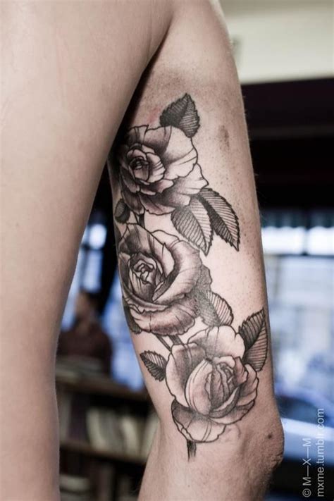 Black and grey realistic rose tattoo |. Pin on Cool tattoos
