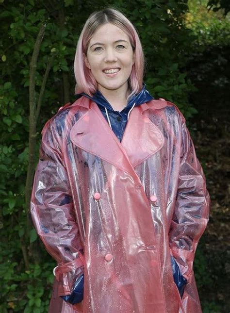 Pink Raincoat Black Raincoat Plastic Raincoat Plastic Mac Pink Plastic Imper Pvc
