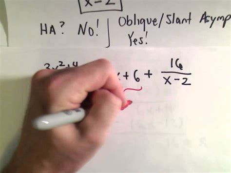 How To Determine The Equation Of An Oblique Asymptote Tessshebaylo
