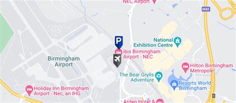 Birmingham Airport Parking Map Of Car Parks