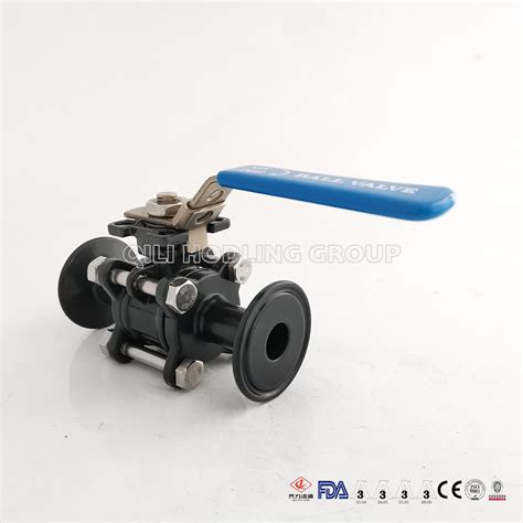 New Type Sanitary Manual Operation High Platform Ptfe Ball Valve China