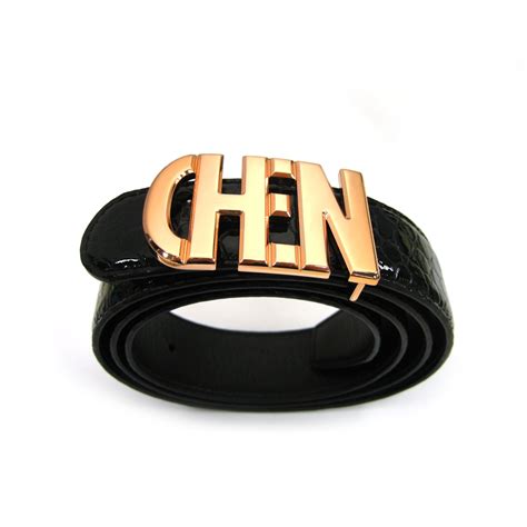 Fashion Custom Made 3d Letter Logo Metal Belt Buckle Fei Hong Five