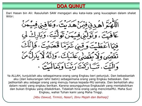 Bacaan doa qunut sholat subuh, bahasa arab, latin & artinya. 34+ Gambar Kata Kata Doa Qunut Terlengkap | Postlucu
