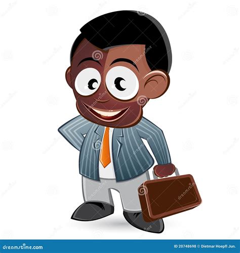 African American Business Man Stock Vector Illustration Of African