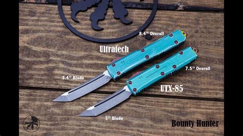 Microtech Bounty Hunter Ultratech Vs Utx 85 Otf Automatic Switchblade