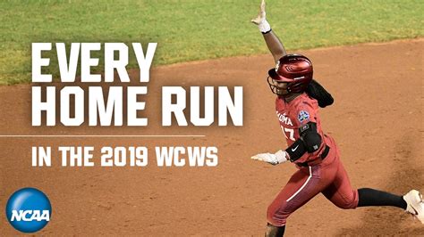 Every Home Run From The 2019 Womens College World Series Youtube