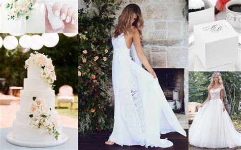 11 Pure White Theme Wedding Ideas And Inspirations For Romantic