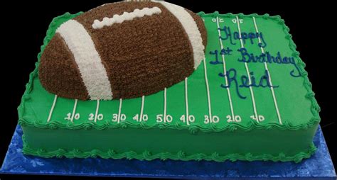 Use your favourite cake recipe for the appropriate size of your football cake mould. Birthday Cakes | Sugar Showcase