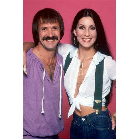 Sonny And Cher Classic Arms Around Eachother 1970s Tv Show 24x36