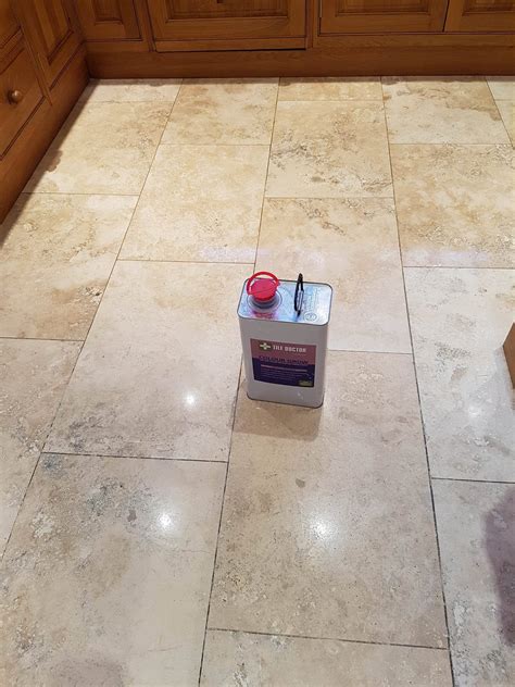 Removing Wax And Polishing Travertine Tiles Stone Cleaning And