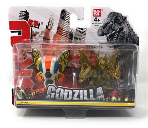 Godzilla Chibi King Ghidorah And Mothra Mini Figure 2 Pack New 3883811467