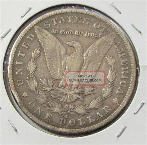 1890 Cc Morgan Silver Dollar