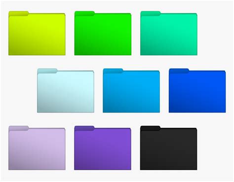 13 Color Folder Icons Windows 8 Images Color Folder Colored Mac