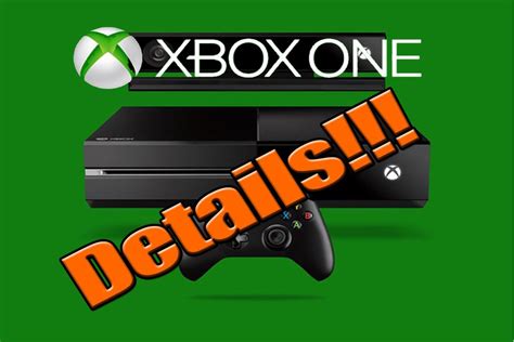 Xbox One Details Voice Command Console Specs Kinect 300000 Servers