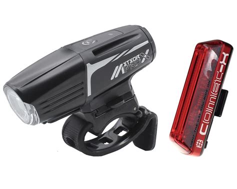 Moon Meteor X Pro Front And Comet X Rear Rechargeable Bike Light Set