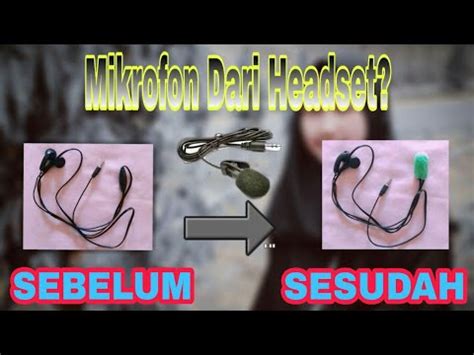 Skck baru anda jadi dan bisa dikirimkan ke alamat anda. Cara Membuat Mikrofon dari headset|2020 - YouTube