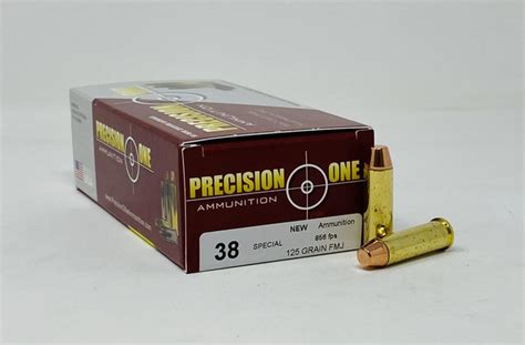 Precision One 38 Special 125 Grain Fmj Magnolia Hunting Supply