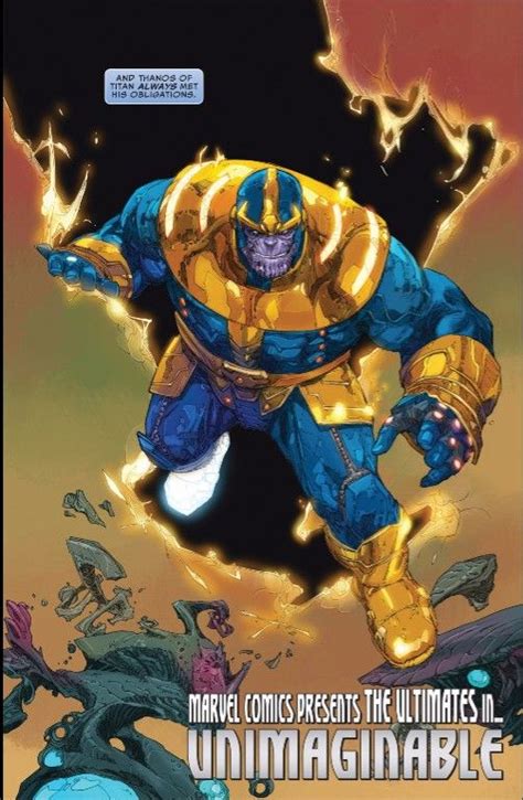 Thanos Following The Ultimates Threw The Portal Back To