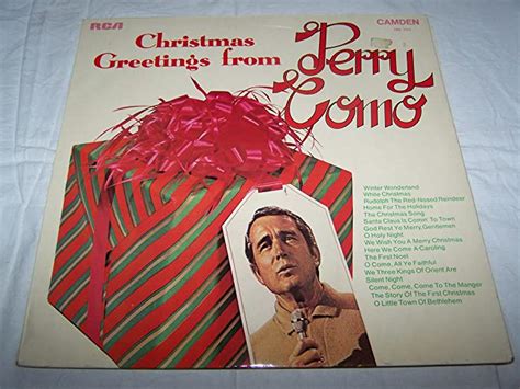 Christmas Greetings From Perry Como Uk Cds And Vinyl