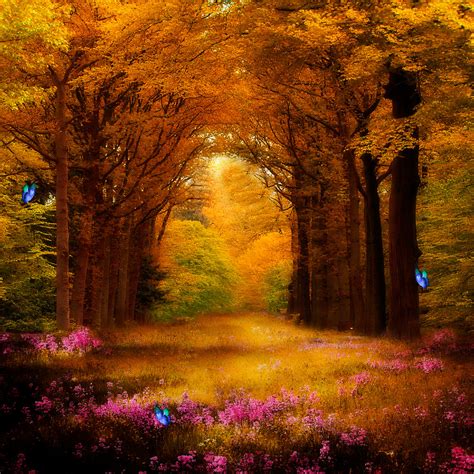 Enchanted Forest Background Wallpapersafari