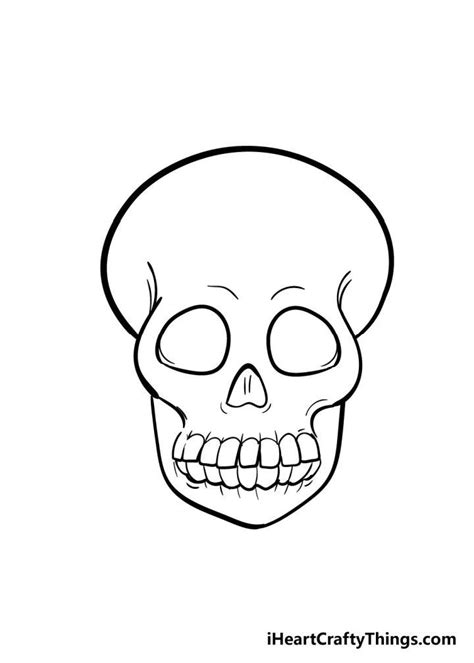 25 Easy Skull Drawing Ideas How To Draw A Skull 2022
