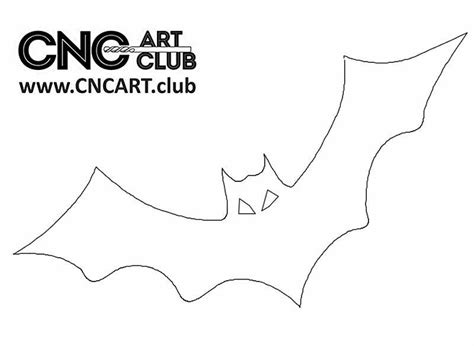 10011 Flying Bat Dxf Plan For Cnc And Laser Cut