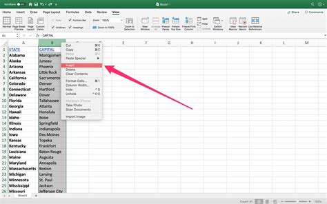 How To Add A New Column In Excel Sheet Printable Forms Free Online