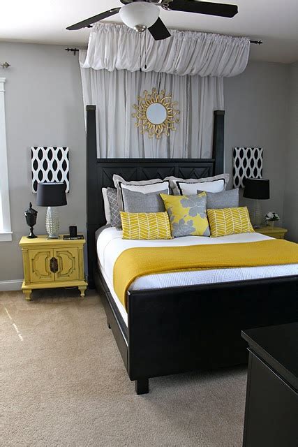Amber, terra cotta, yellow and red tuscan colors. Sunny Yellow Accents In Bedrooms - 49 Stylish Ideas - DigsDigs