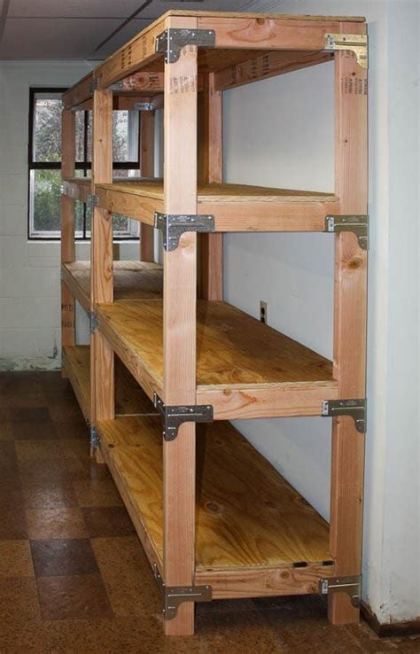 DIY X Shelving Unit Diy Storage Shelves Garage Storage Shelves Bookshelves Diy