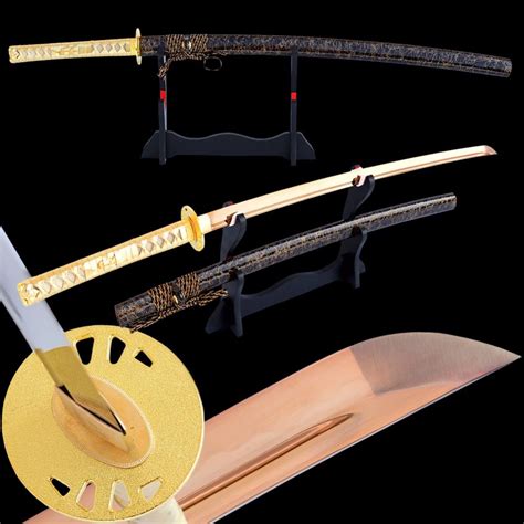 Shijian Swords Sharp Janpanese Samurai Katana Hand Forged High Carbon Steel Clay Tempered