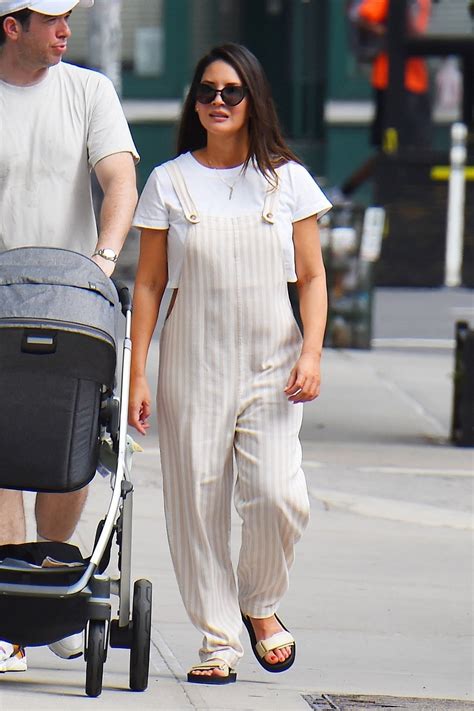 Olivia Munn And John Mulaney Enjoy A Morning Stroll With Their Son