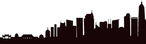Download Transparent City Silhouette At Getdrawings Com Free For - Building Silhouette Vector ...