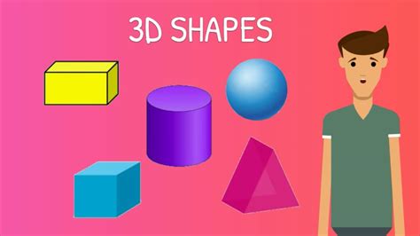 3d Shapes For Kids Learn With Fun Youtube