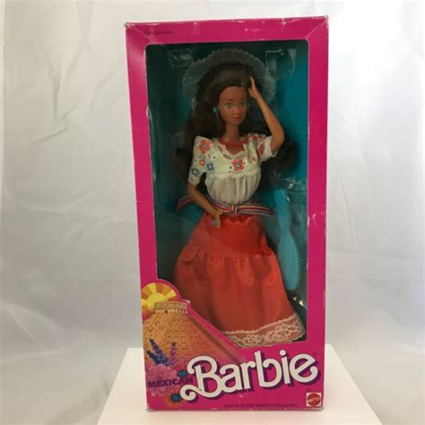 Mexican 1988 Mattel Barbie Dolls Of The World Collection 1917 Mexico Pj Face Ebay