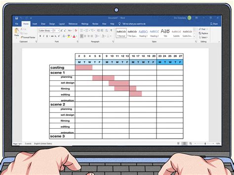 How To Create A Gantt Chart In Ms Excel Project Management Scheduling Riset