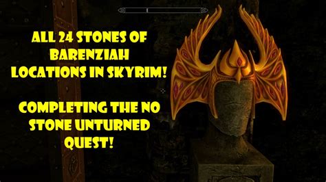 Skyrim Remastered All 24 Stones Of Barenziah Locations Unusual Gems