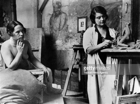 The Begum Aga Khan Aga Khans First Wife As A Sculptress In A Paris