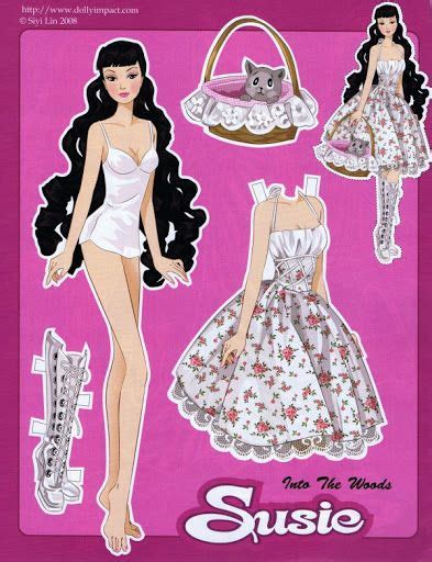 ॣ•͈ᴗ•͈ ॣ♡ Susie Paper Doll By Siyi Lin Paper Dolls Collections