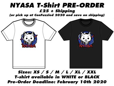 Nyasa T Shirt Pre Order — Weasyl