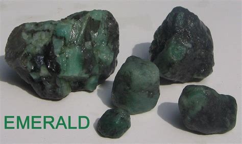 In this free app you will find most interesting gemstones with pictures, description and properties table! Emerald Rough - Gemstone ID | Raw gemstones rocks ...