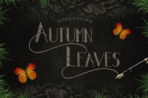 Autumn Leaves Leaf Font Free Fonts Download Best Free Fonts