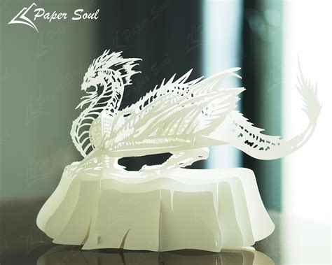 3d Dragon Svg Dragon Svg Cricut Dragon Papercraft 3d Etsy Ireland