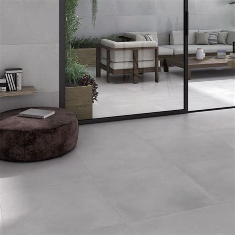 Energy Light Grey Xl Concrete Effect Floor Tile £1998m²