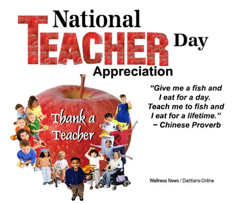 Dietitians Online Blog National Teacher Appreciation Day