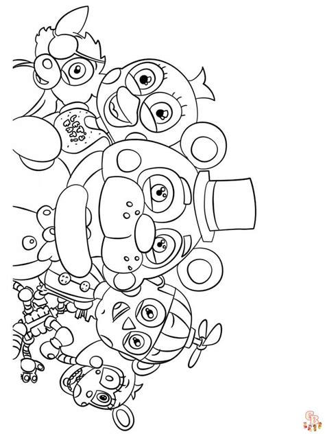 Collection 71 Best Animatronics Coloring Pages Free To Print And