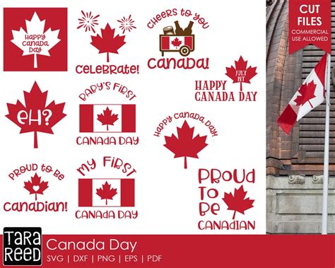 canada day canadian svg and cut files for crafters etsy