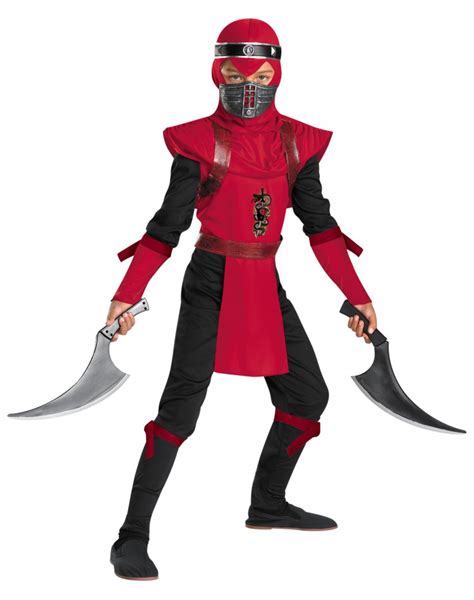 Red Viper Ninja Deluxe Red Ninja Costume