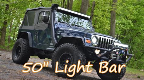 Light bars are not really useful in the real world. Project TJ Wrangler: Ep 38- Auxbeam 50 Inch Tri Row Light ...