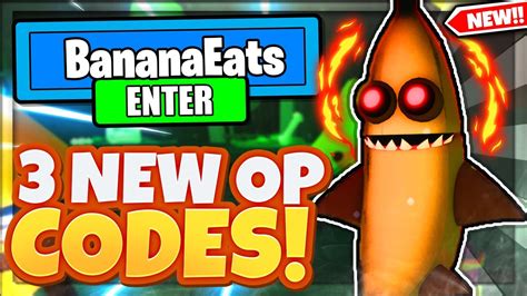 Banana Eats Codes Free Coins All 3 New Secret Roblox Banana Eats Update Youtube