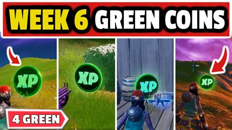 All Fortnite Green Xp Coins Locations Week 6 Fortnite Chapter 2